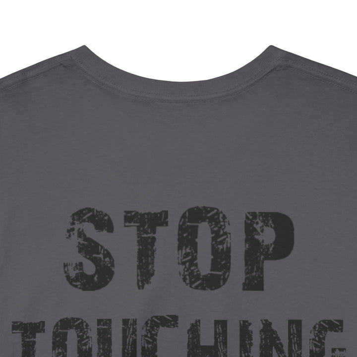 “Stop Touching the Paint” Tee